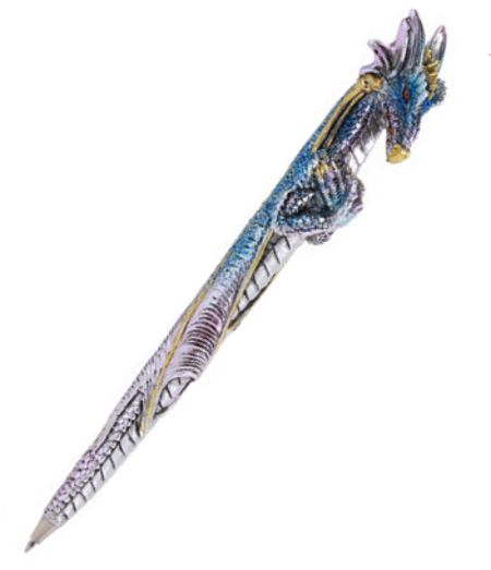 Dragon Pen with Blue Dragon