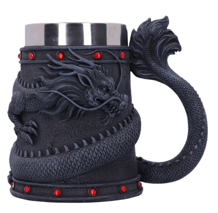 Dragon Coil Tankard Red