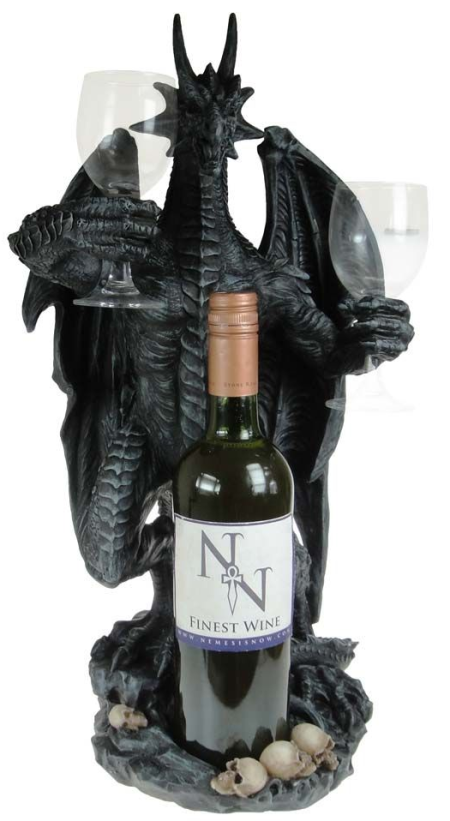 Dragon Wine Bottle Guardian