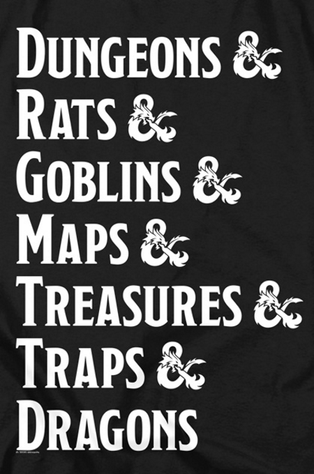 (image for) Dungeon List D&D™ T-Shirt