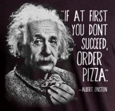 Einstein's Pizza T-Shirt - Click Image to Close