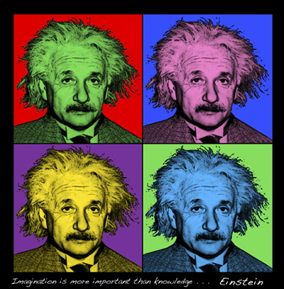 Einstein Imagine T-Shirt - Click Image to Close