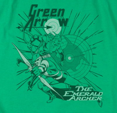 Emerald Archer Green Arrow T-Shirt - Click Image to Close