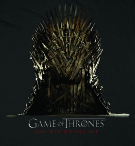 Game of Thrones Empty Throne T-Shirt - Click Image to Close