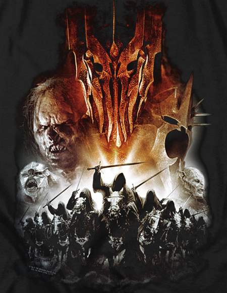 Evil Rising LOTR T-Shirt - Click Image to Close