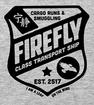 Firefly Class Transport T-Shirt - Click Image to Close