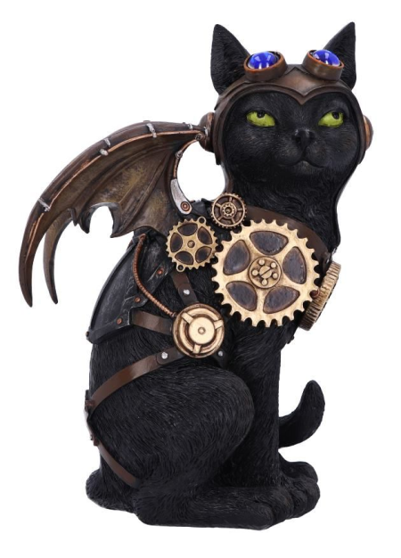 Feline Flight Figurine