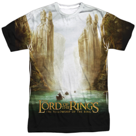 Fellowship of the Ring Poste Sublimated LOTR T-Shirt - Click Image to Close