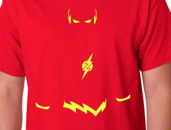 Flash Suit T-Shirt - Click Image to Close