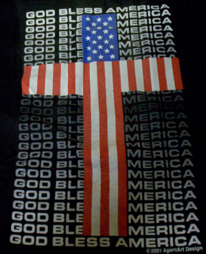 God Bless America Cross Shirt