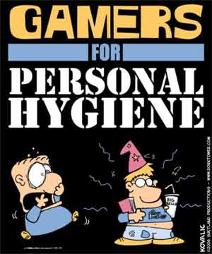 Gamers for Personal Hygiene Shirt - Click Image to Close