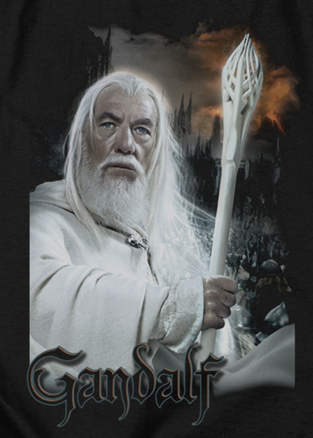 Gandalf LOTR T-Shirt - Click Image to Close