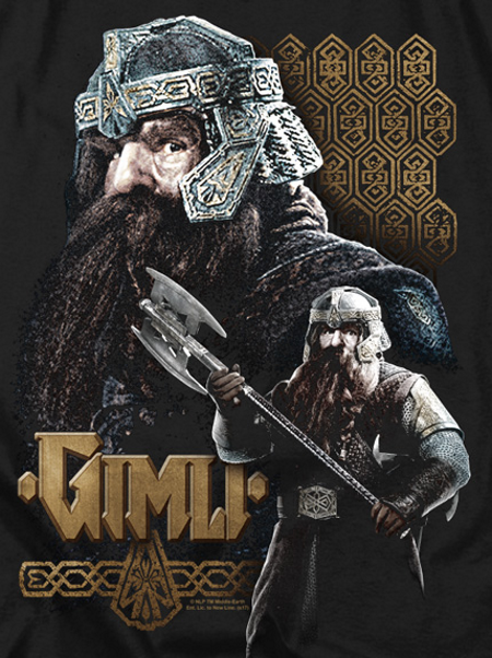 Gimli the Dwarf LOTR T-Shirt