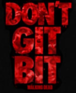 Walking Dead Git Bit T-Shirt - Click Image to Close