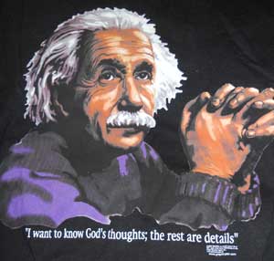 Gods Thoughts Einstein Quote Shirt