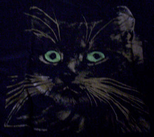 Green Eyed Cat Shirt