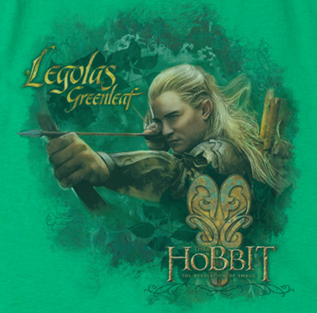 Greenleaf Legolas Hobbit T-Shirt - Click Image to Close