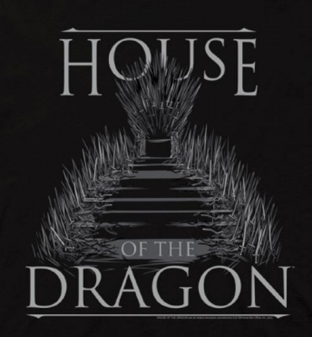 House of the Dragon Iron Throne T-Shirt - Click Image to Close