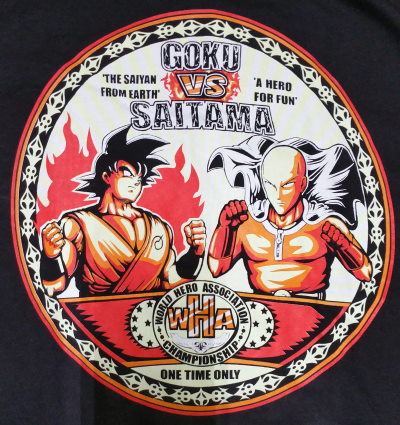 Hero Vs Hero OPM T-Shirt - Click Image to Close