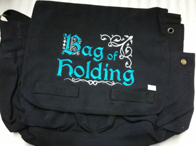 Bag of Holding Blue Messenger Bag