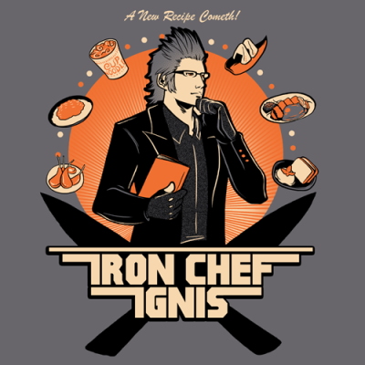 Iron Chef Ignis T-Shirt - Click Image to Close