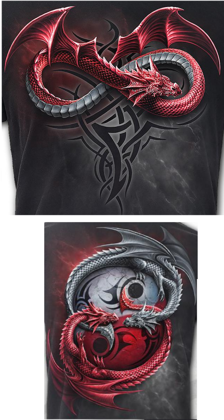 Infinity Dragons T-Shirt - Click Image to Close