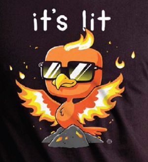 It's Lit T-Shirt - Click Image to Close