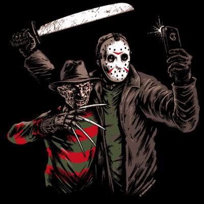 Jason & Freddy Selfie T-Shirt