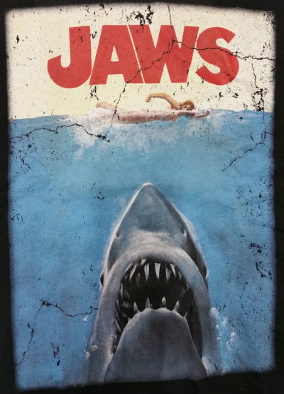 Jaws Movie Poster T-Shirt - Click Image to Close