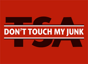 TSA Don't Touch My Junk Shirt - Click Image to Close