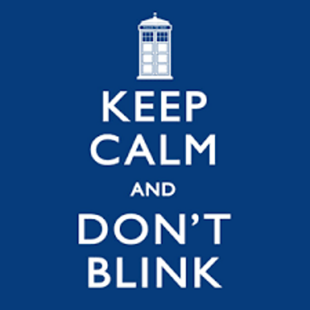 Keep Calm and Don't Blink T-Shirt - Click Image to Close