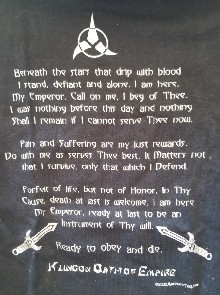 Klingon Oath T-Shirt