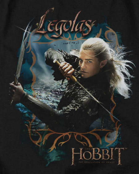 Knives Legolas Hobbit T-Shirt - Click Image to Close