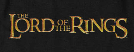 Lord of the Rings Logo T-Shirt - Click Image to Close