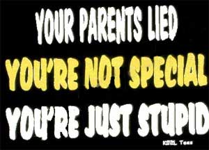 Your Parents Lied Shirt - Click Image to Close