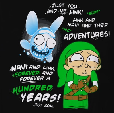 Navi & Link Forever T-Shirt - Click Image to Close