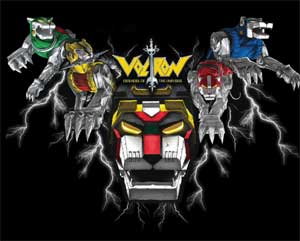 Voltron Lion Collar T-Shirt