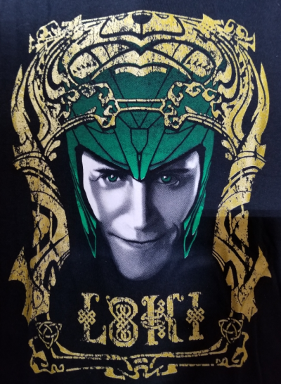 Loki Portrait T-Shirt - Click Image to Close