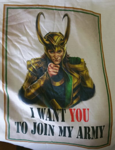 Loki's Army T-Shirt - Click Image to Close