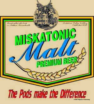 Miskatonic Malt T-Shirt - Click Image to Close