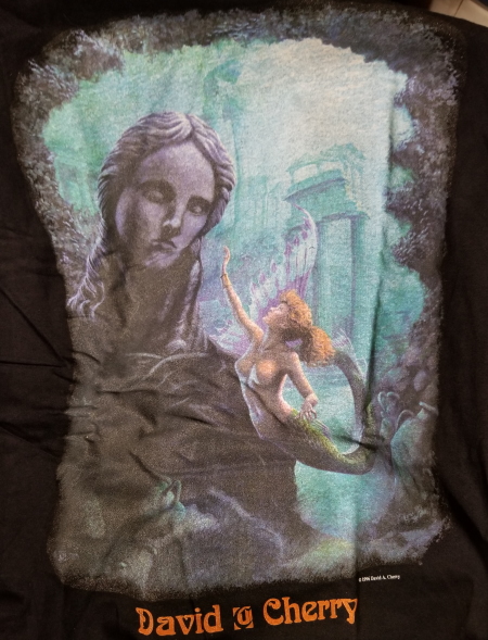 Mermaid T-Shirt by David A. Cherry - Click Image to Close