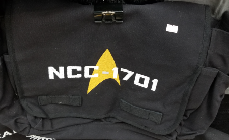 NCC1701 Enterprise Messenger Bag - Click Image to Close