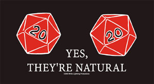 Yes They're Natural D-20 Shirt