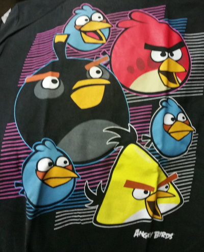 Neon Birds T-Shirt - Click Image to Close