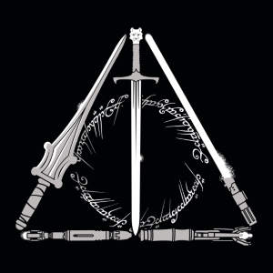 Nerdy Hallows T-Shirt - Click Image to Close