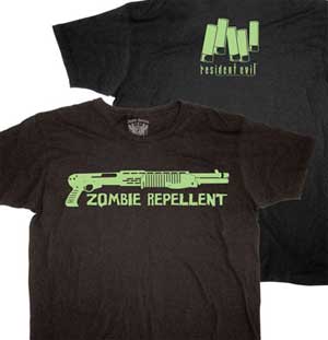 New Zombie Repellent Shirt - Click Image to Close