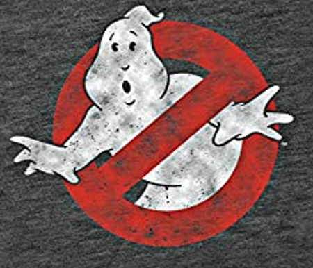 Ghostbusters' No Ghosts Logo Distressed T-Shirt - Click Image to Close