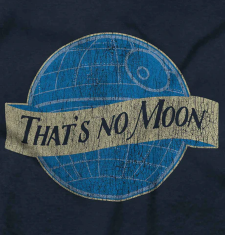 That's No Moon Deathstar T-Shirt - Click Image to Close