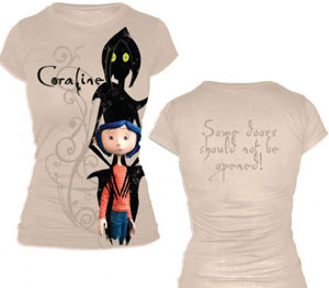 Coraline & Other Mom Babydoll Shirt - Click Image to Close