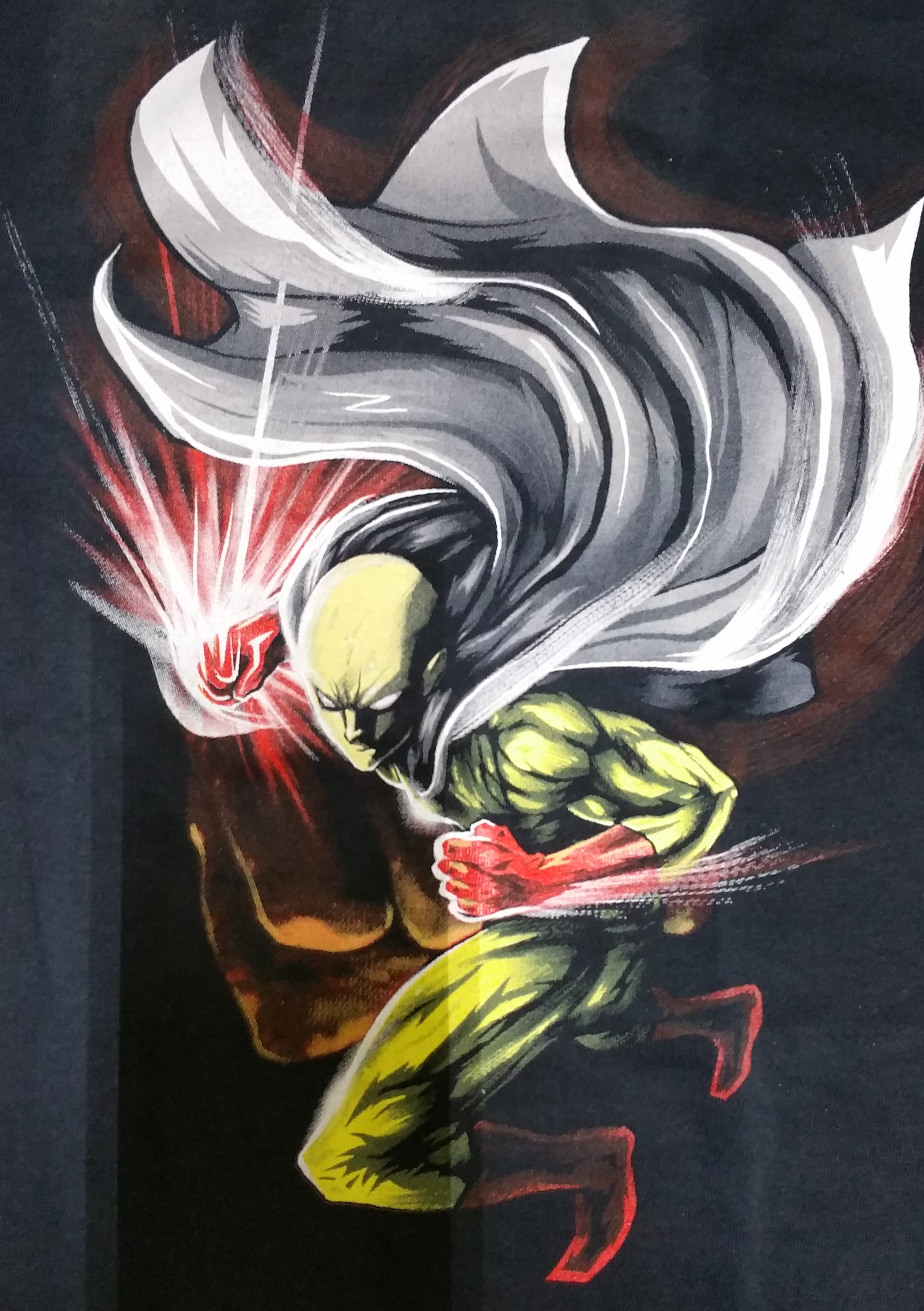 One Punch Man Punch T-Shirt - Click Image to Close